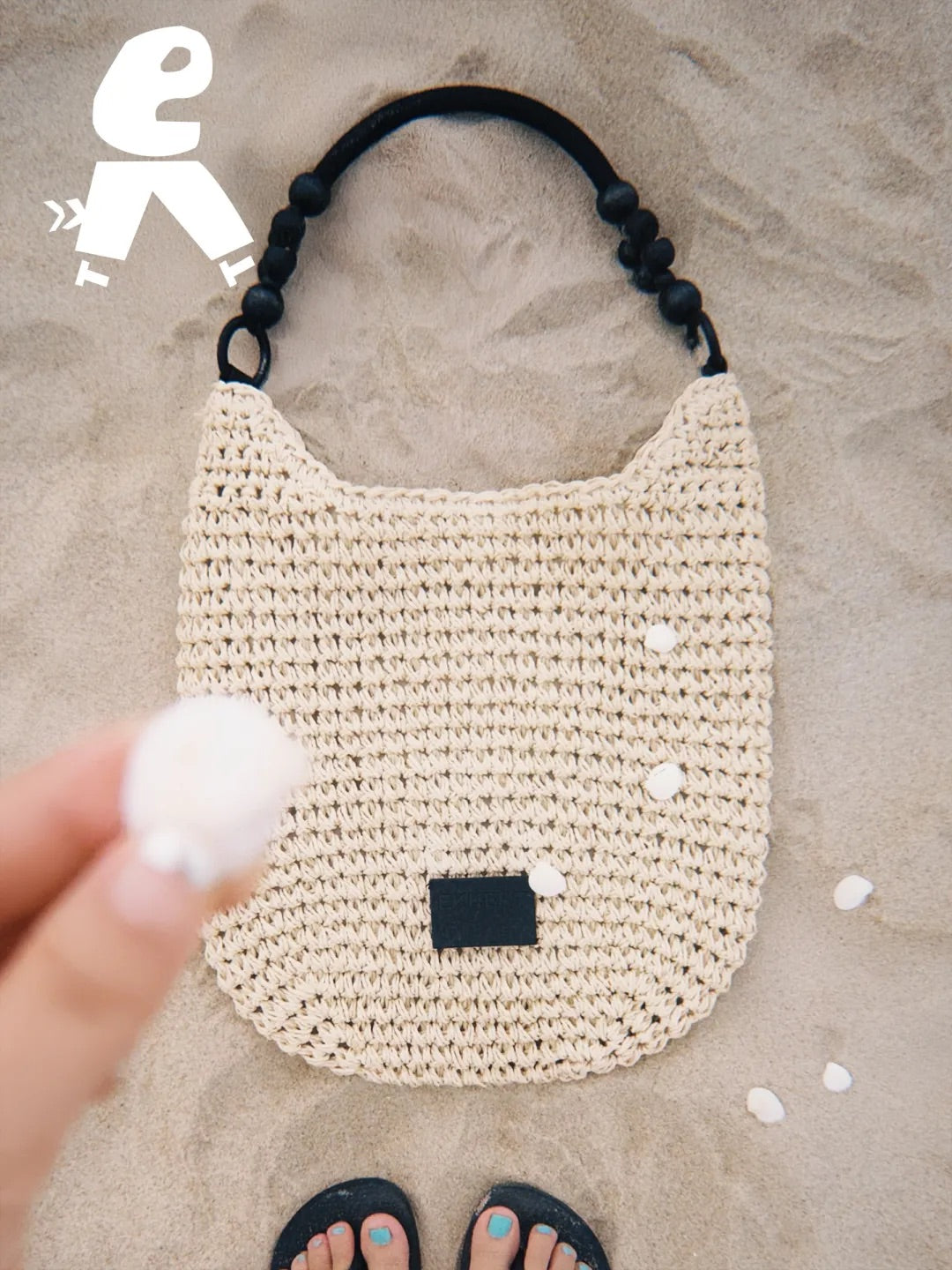 Casual Woven Shoulder Bag