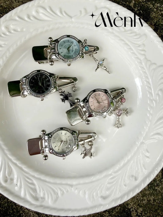 Clock Hair Clip