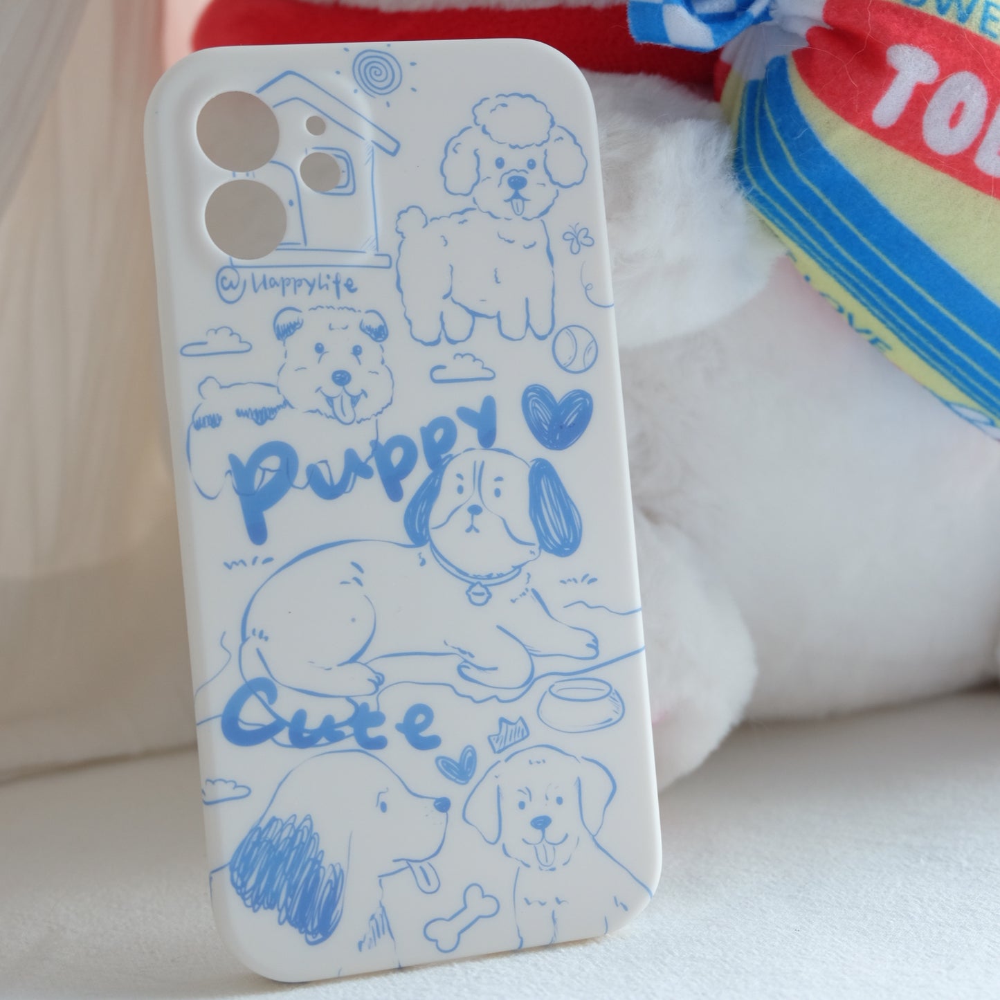 Sketches puppy phone case | phone accessories | Three Fleas
