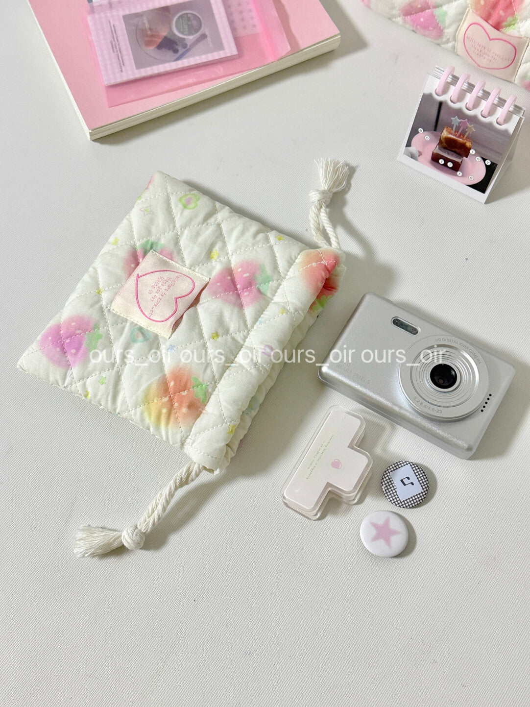 CCD Plaid Storage Pouch | Hobonichi | Three Fleas