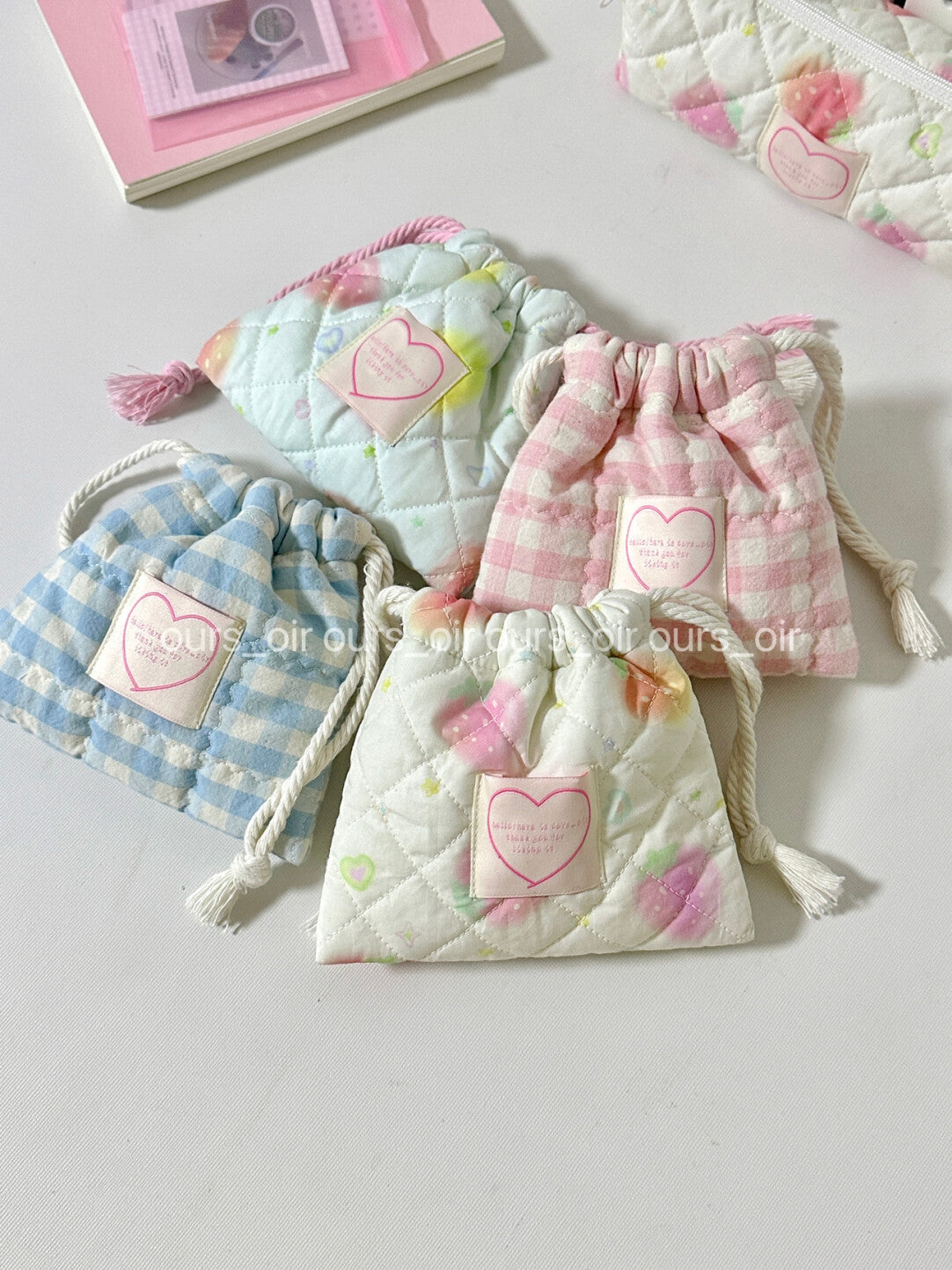 CCD Plaid Storage Pouch