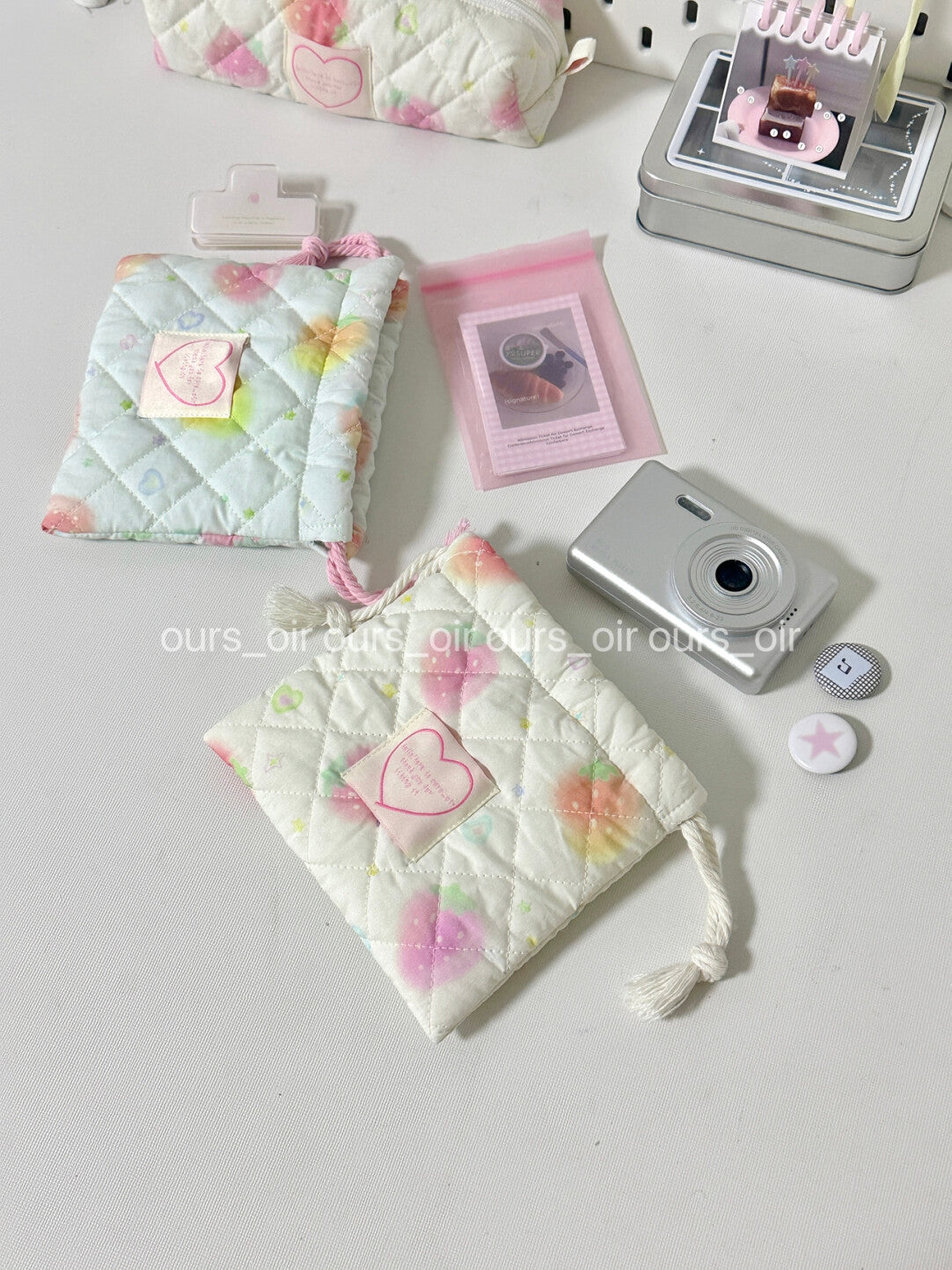 CCD Plaid Storage Pouch