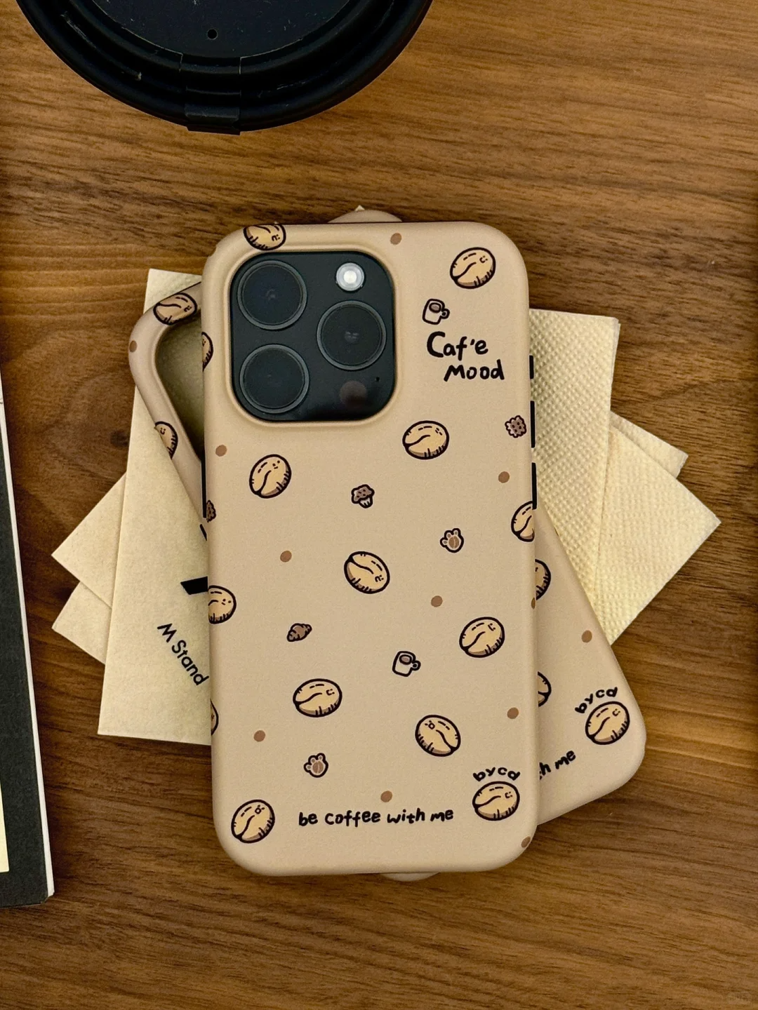 Cafe Mood Coffee Beans Printed Phone Case