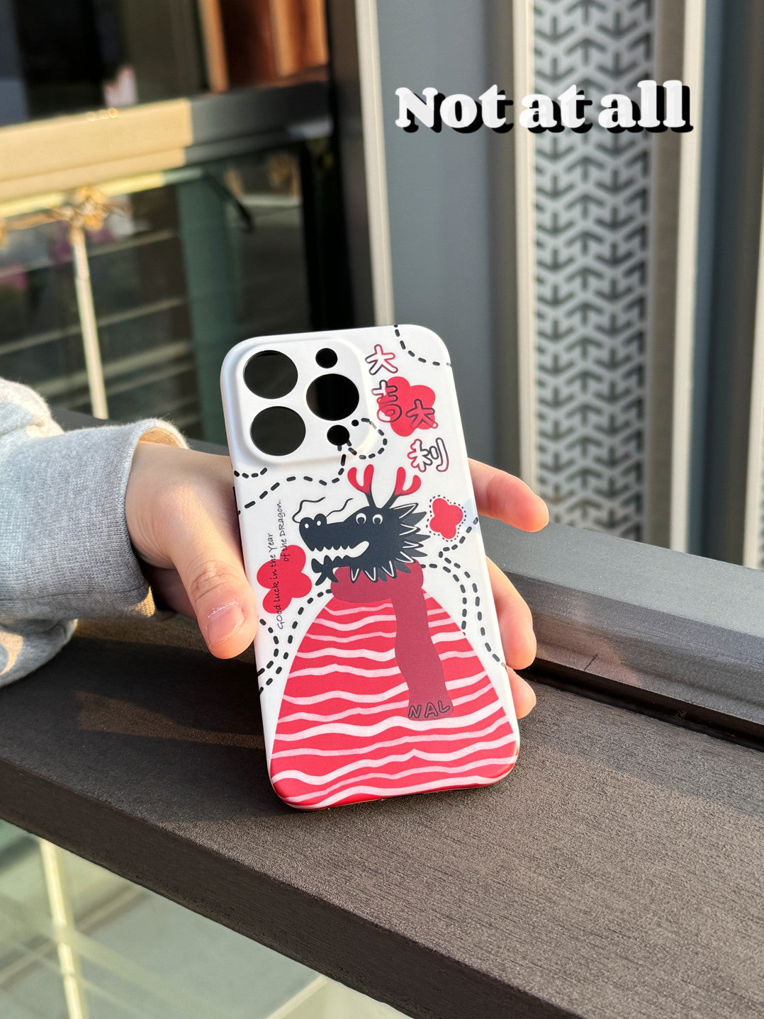 Cartoon Dragon Printed Phone Case
