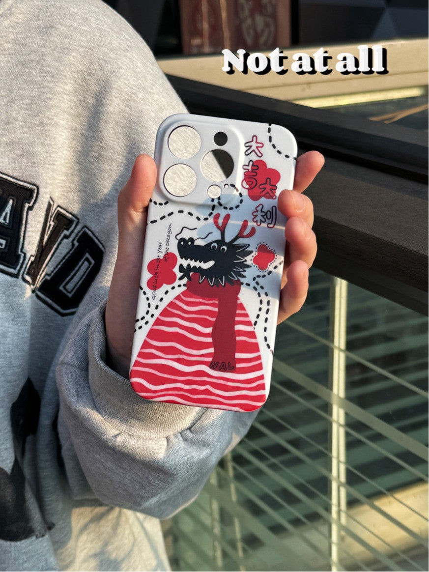 Cartoon Dragon Printed Phone Case