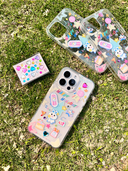 Cartoon Rabbit Printed Phone Case