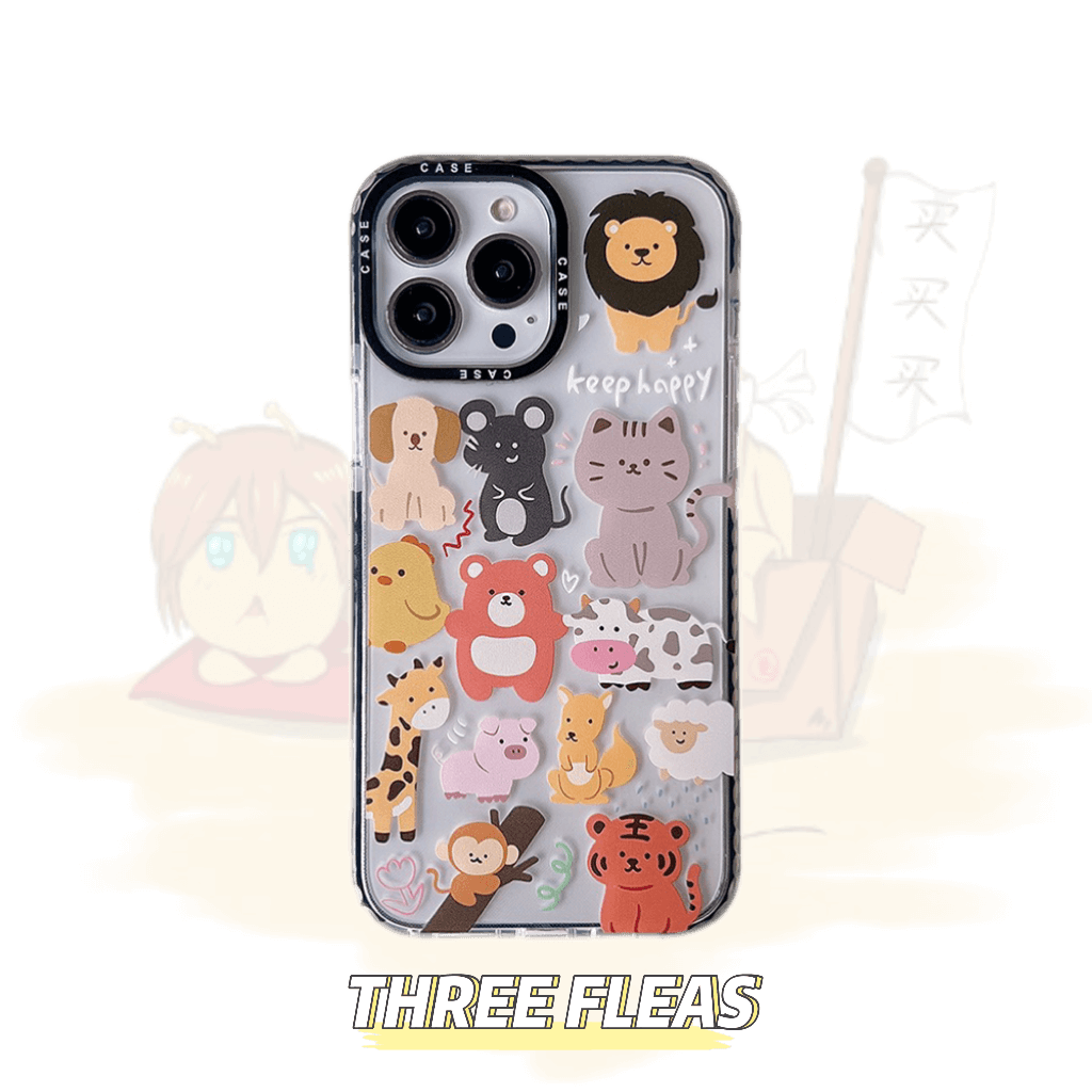 Cartoon Animals Phone Case