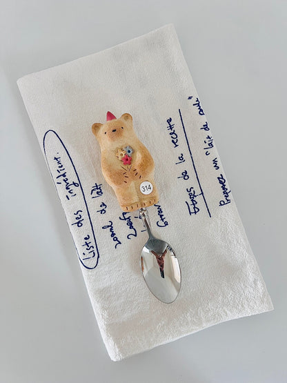 Ceramic Cookie Bear Spoon