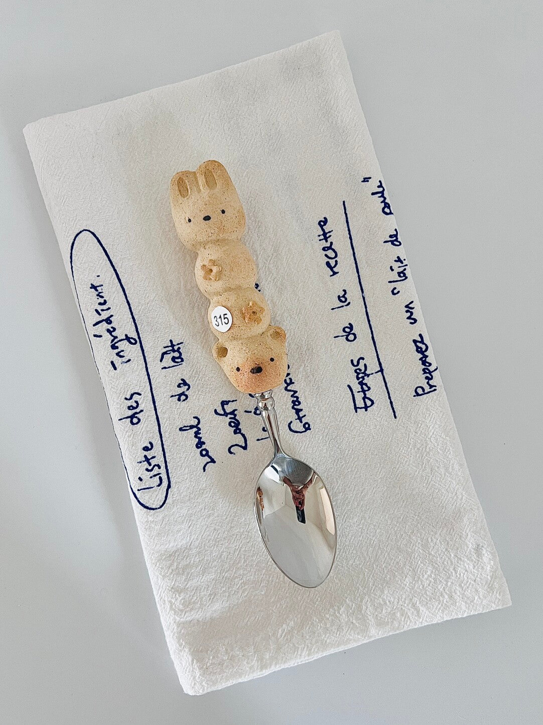 Ceramic Cookie Bear Spoon