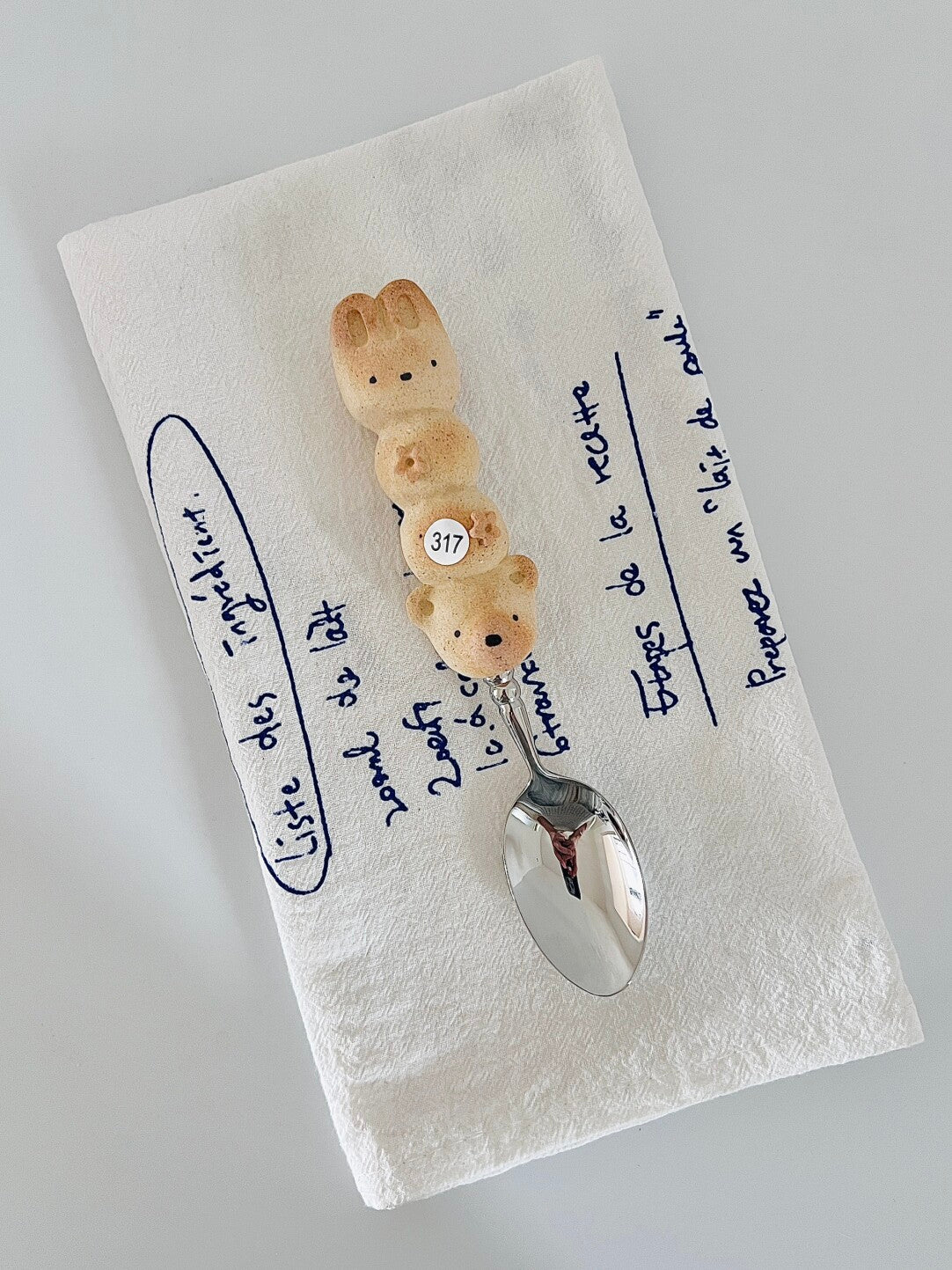 Ceramic Cookie Bear Spoon