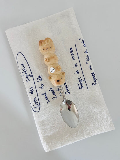 Ceramic Cookie Bear Spoon