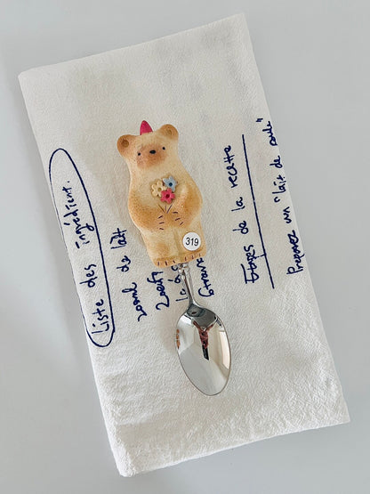 Ceramic Cookie Bear Spoon