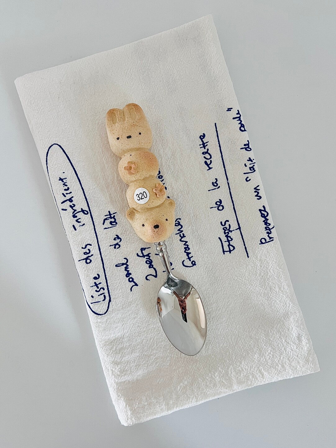 Ceramic Cookie Bear Spoon