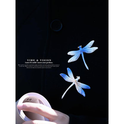 Ceramic Dragonfly Brooch