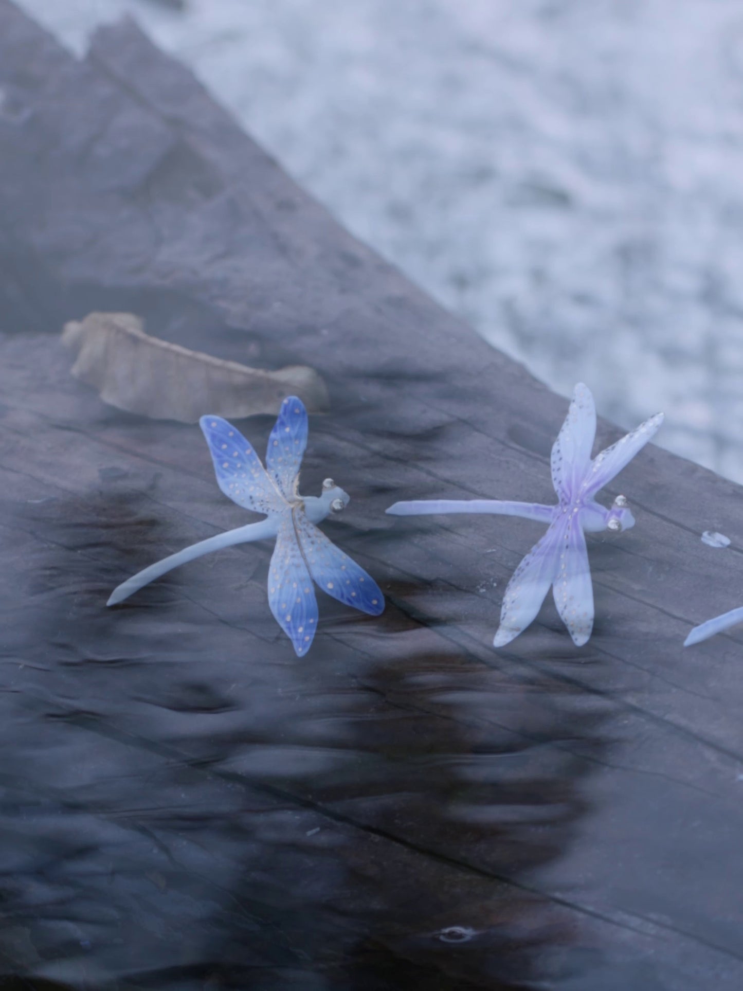 Ceramic Dragonfly Brooch