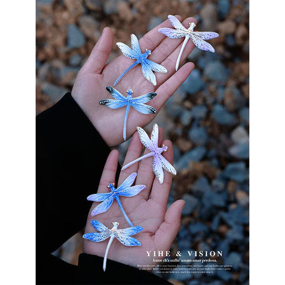 Ceramic Dragonfly Brooch