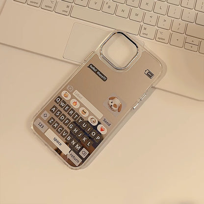 Chat Window Mirror Phone Case