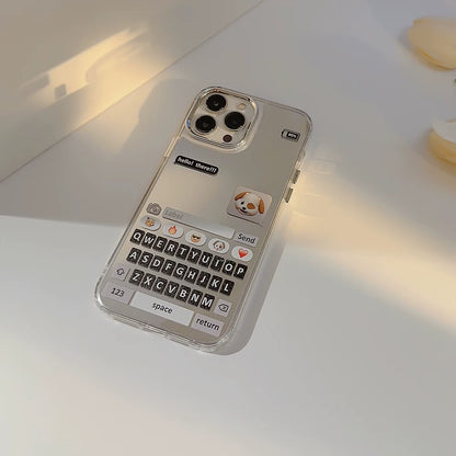 Chat Window Mirror Phone Case