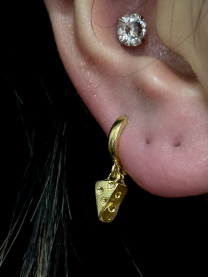 Cheese Earring