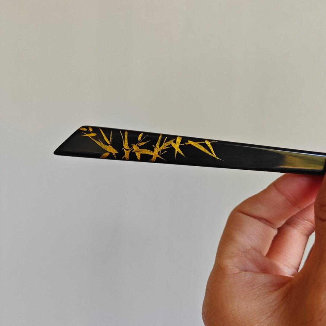 Chinese Lacquer Bamboo Hairpin