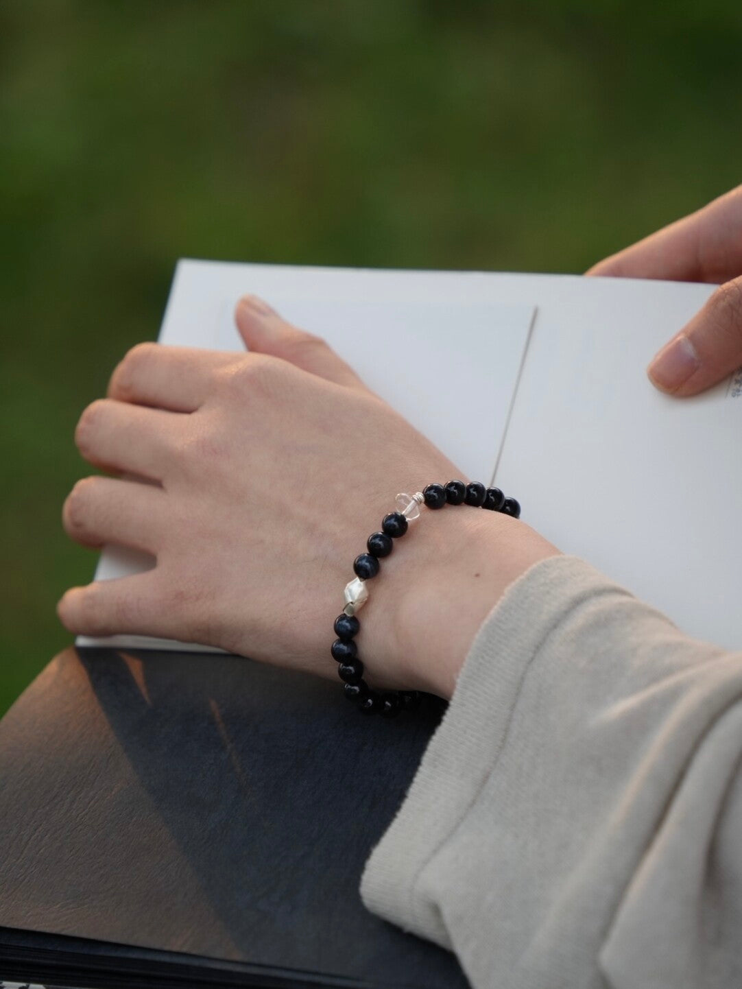 Chinoiserie Deep Sea Aurora Beaded Bracelet