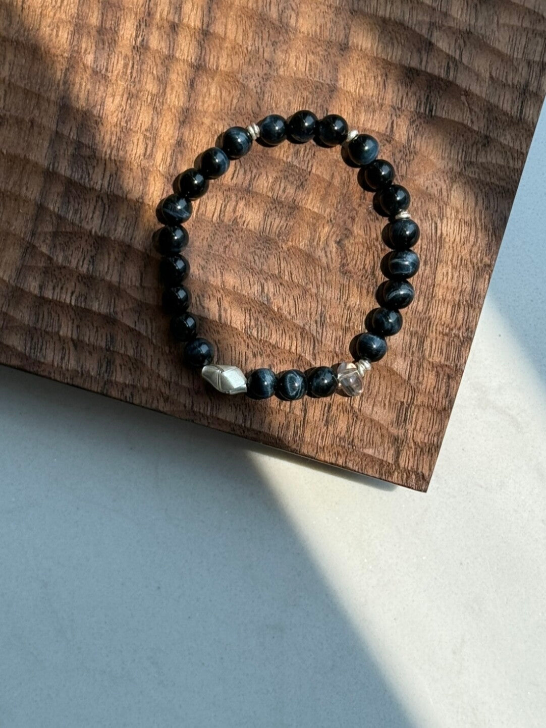 Chinoiserie Deep Sea Aurora Beaded Bracelet