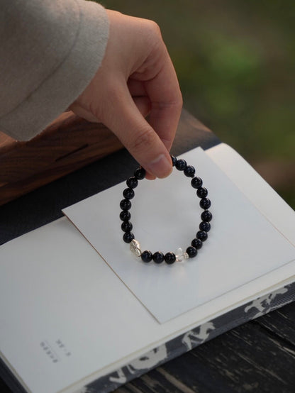 Chinoiserie Deep Sea Aurora Beaded Bracelet