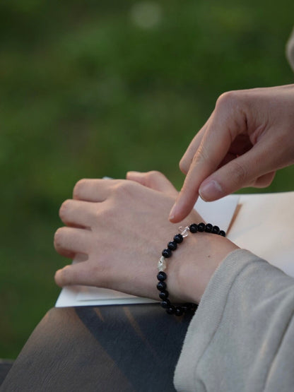 Chinoiserie Deep Sea Aurora Beaded Bracelet