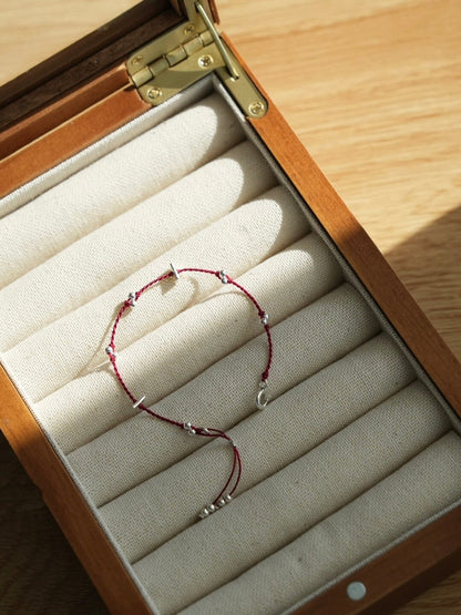 Chinoiserie Firefly Braided Bracelet