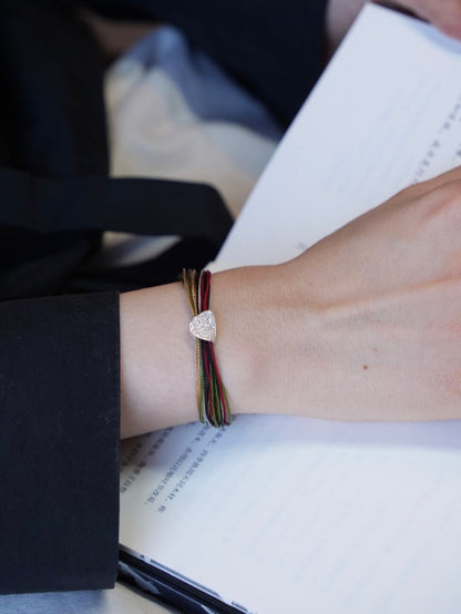 Chinoiserie Five Blessings Colorful Zongzi Bracelet