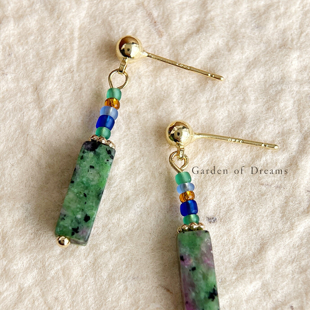 Chinoiserie Green Hanfu Earrings