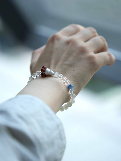 Chinoiserie Moonlight Beaded Bracelet