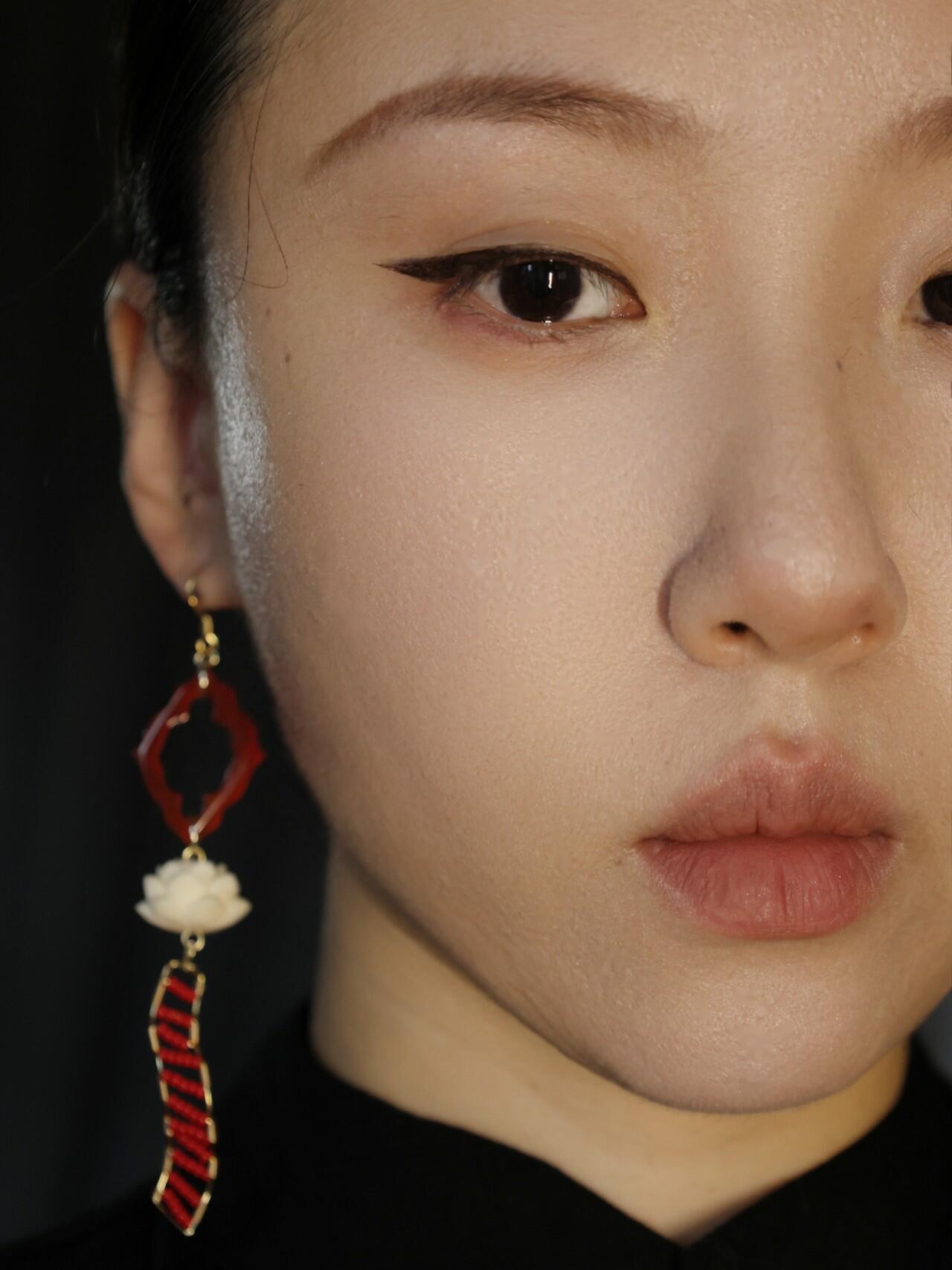 Chinoiserie Nezha Lotus Earrings