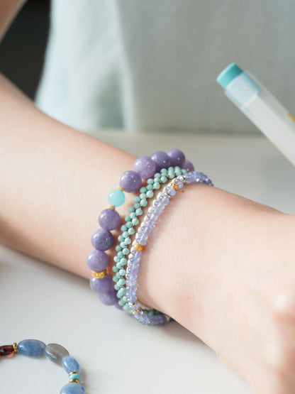Chinoiserie Romantic Purple Bracelet