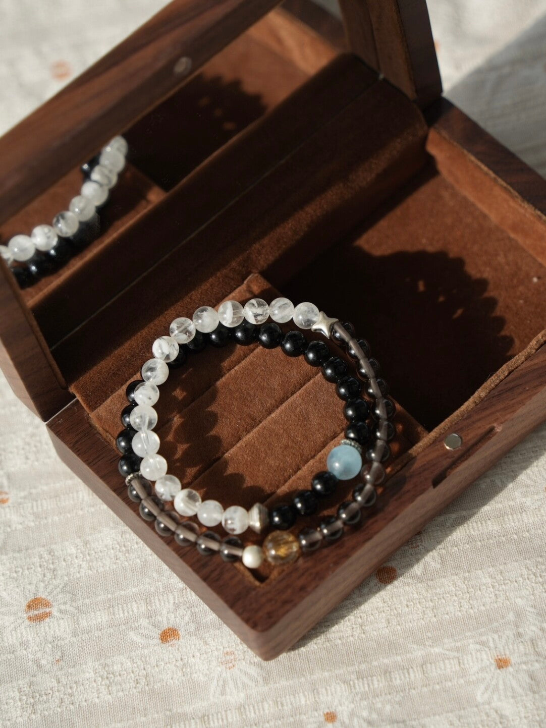 Chinoiserie Tidal Beaded Bracelet