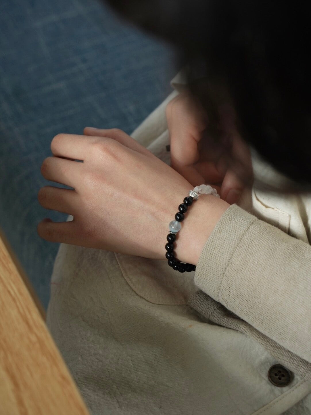 Chinoiserie Tidal Beaded Bracelet