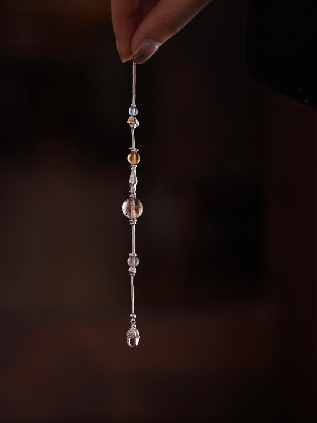 Chinoiserie Wishing Fountain Beaded Bracelet