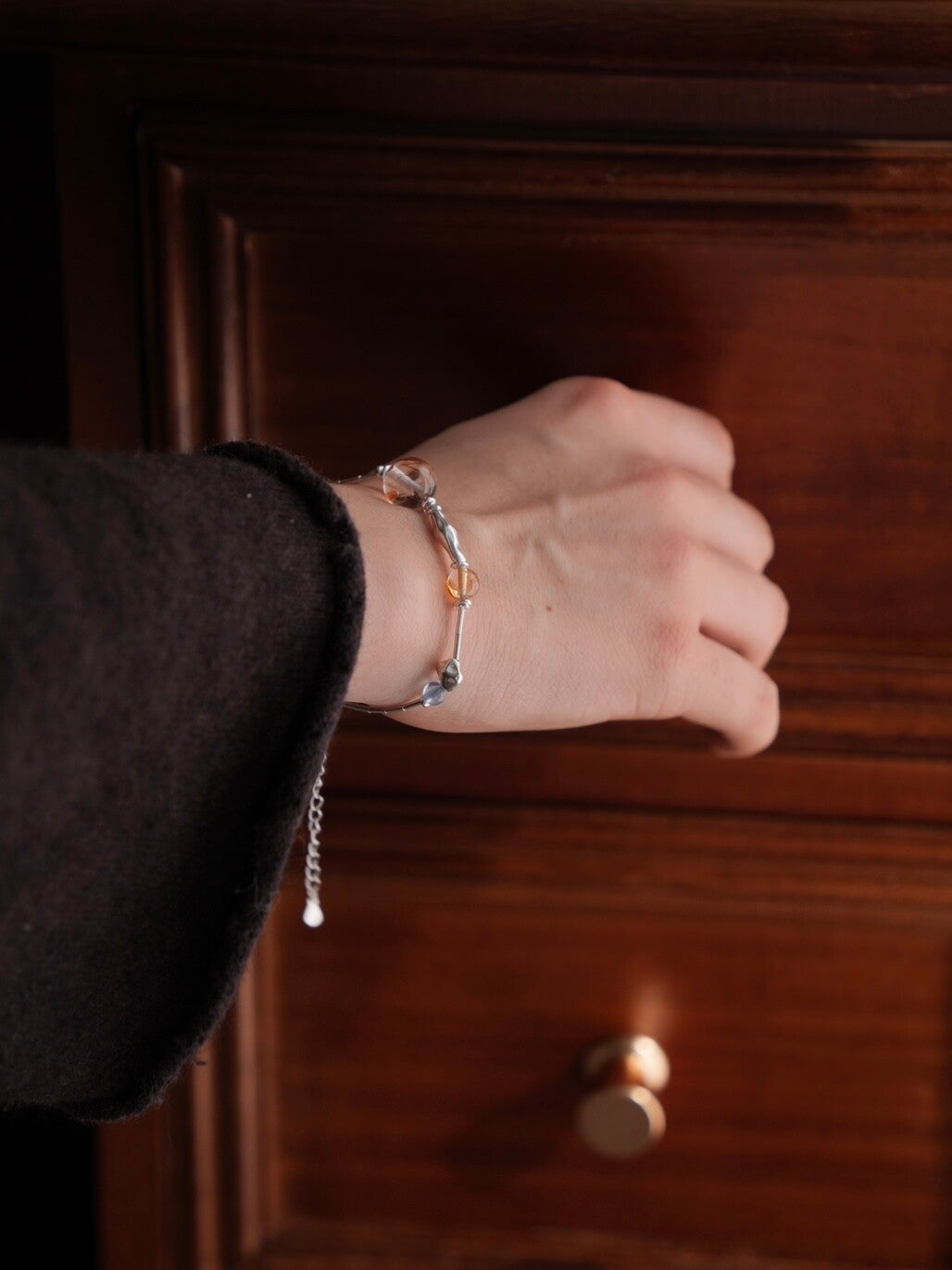 Chinoiserie Wishing Fountain Beaded Bracelet