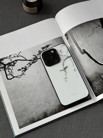 [Chinoiserie] Bird on Branch Printed Phone Case