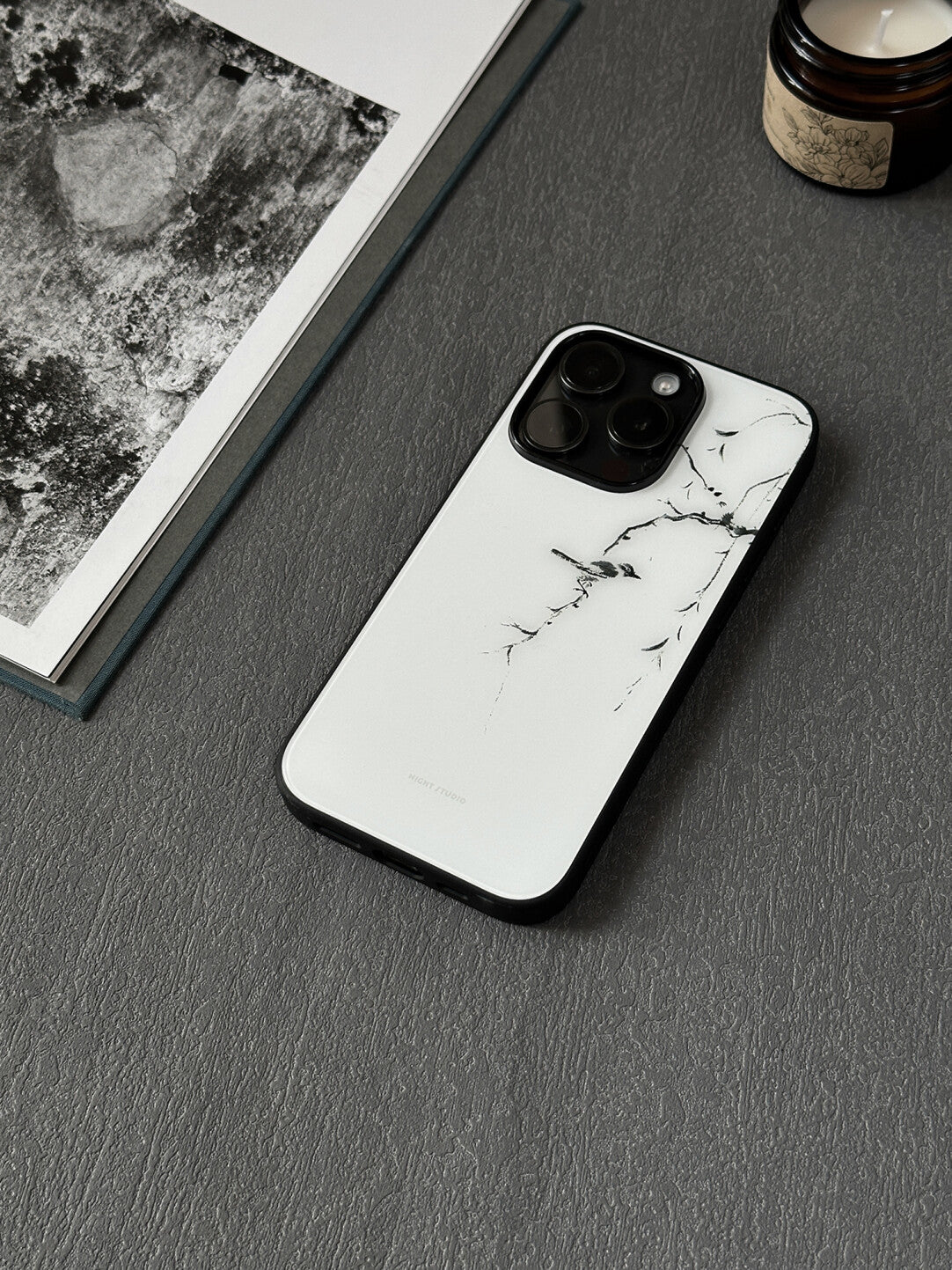 [Chinoiserie] Bird on Branch Printed Phone Case