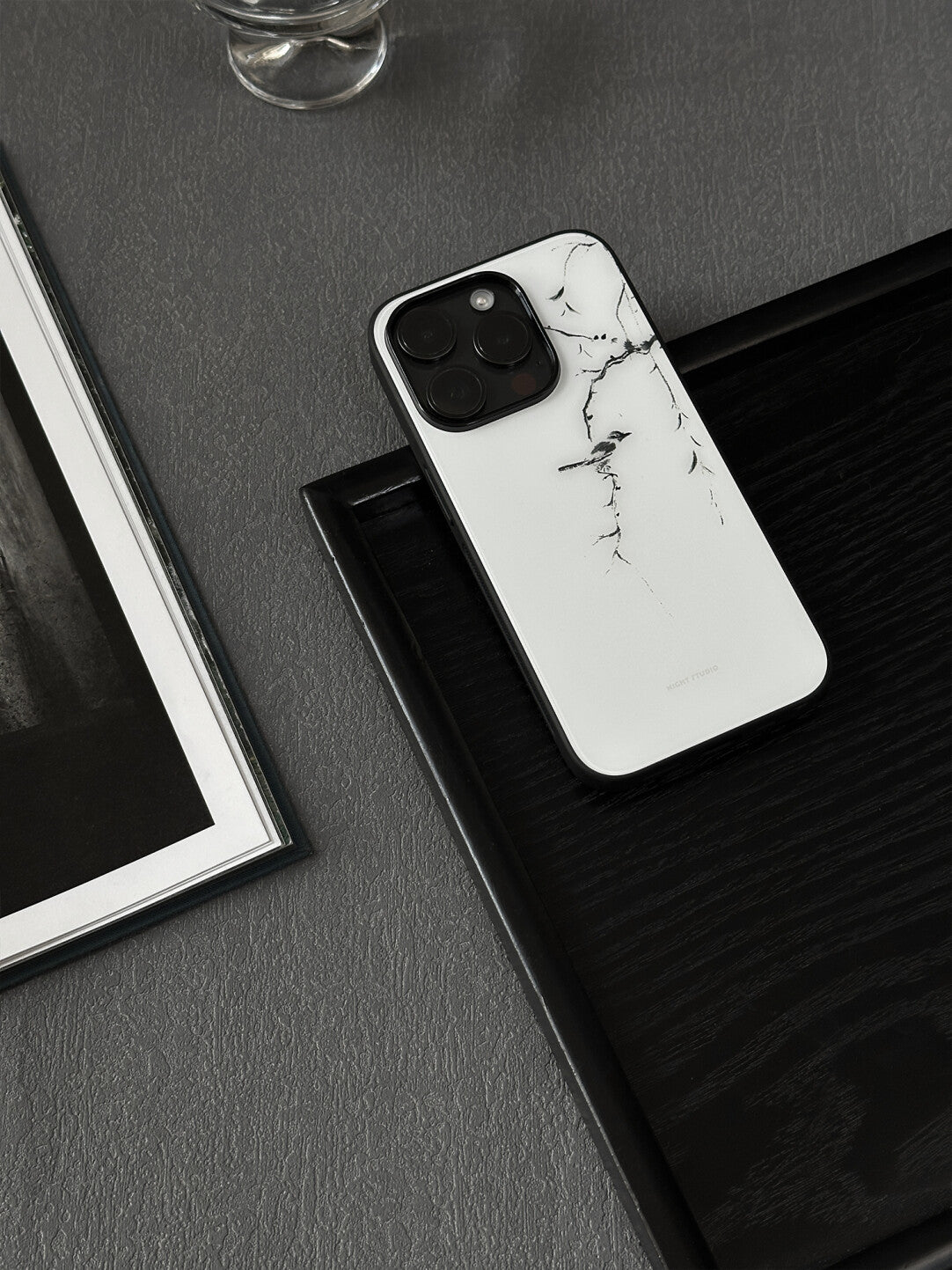 [Chinoiserie] Bird on Branch Printed Phone Case
