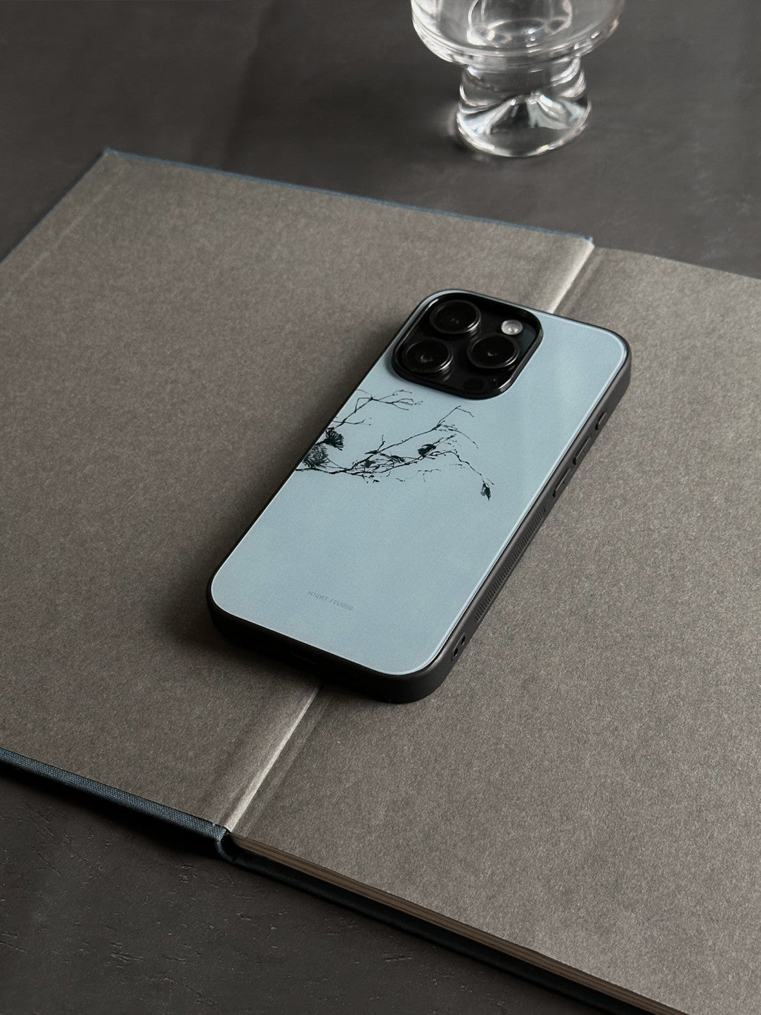 [Chinoiserie]Blue Branches Printed Phone Case