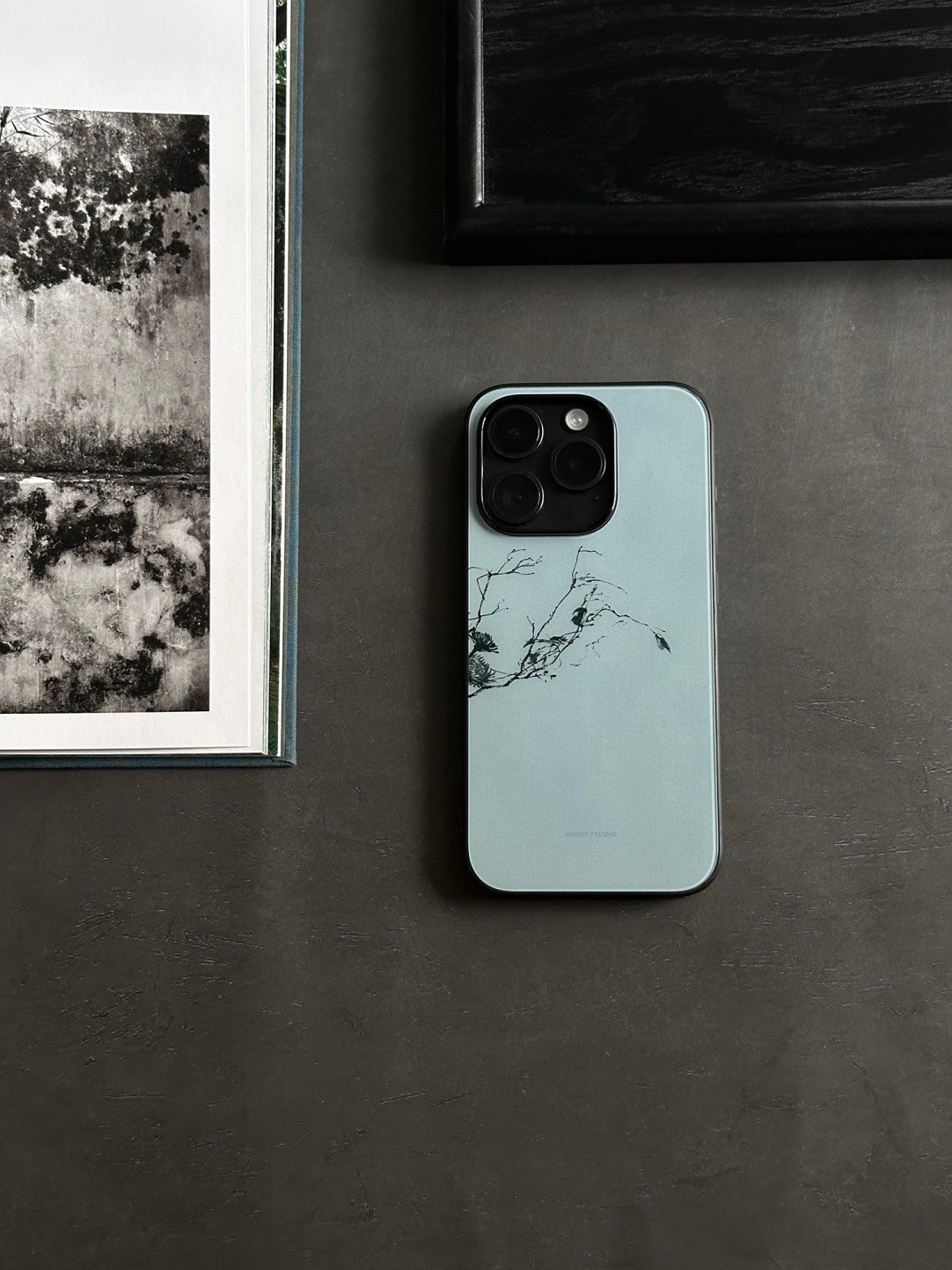 [Chinoiserie]Blue Branches Printed Phone Case