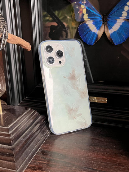 「Chinoiserie」Blue Butterfly Phone Case