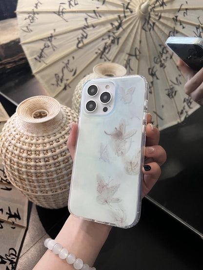 「Chinoiserie」Blue Butterfly Phone Case