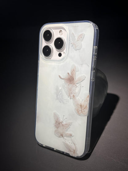 「Chinoiserie」Blue Butterfly Phone Case
