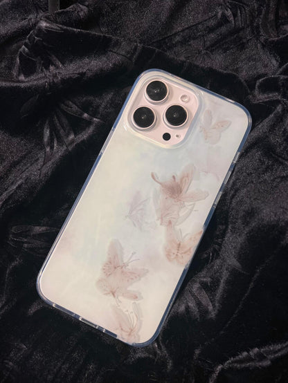 「Chinoiserie」Blue Butterfly Phone Case