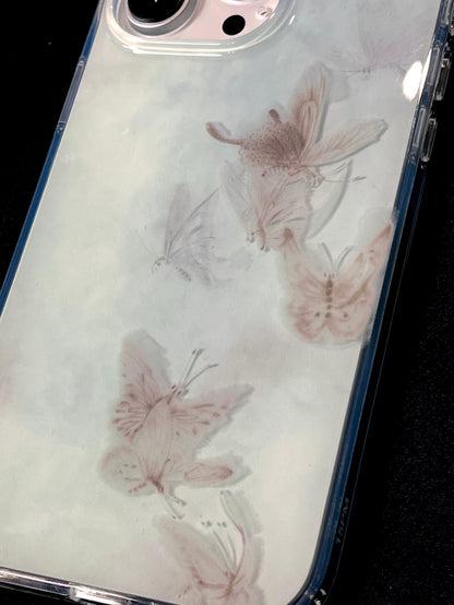 「Chinoiserie」Blue Butterfly Phone Case
