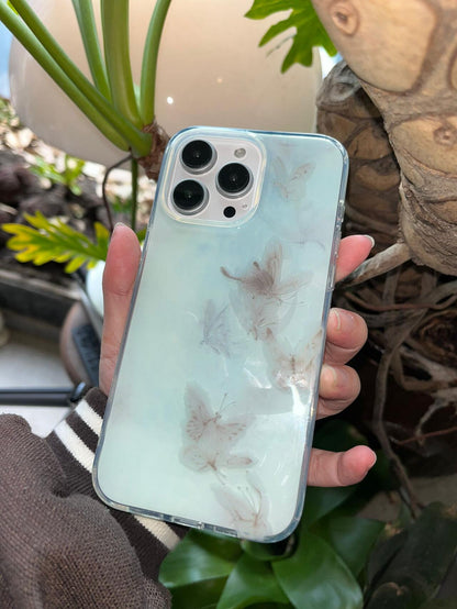「Chinoiserie」Blue Butterfly Phone Case
