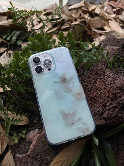 「Chinoiserie」Blue Butterfly Phone Case
